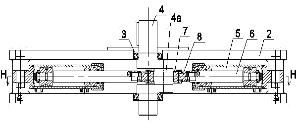 Open-type low-speed high-flow radial plunger pump