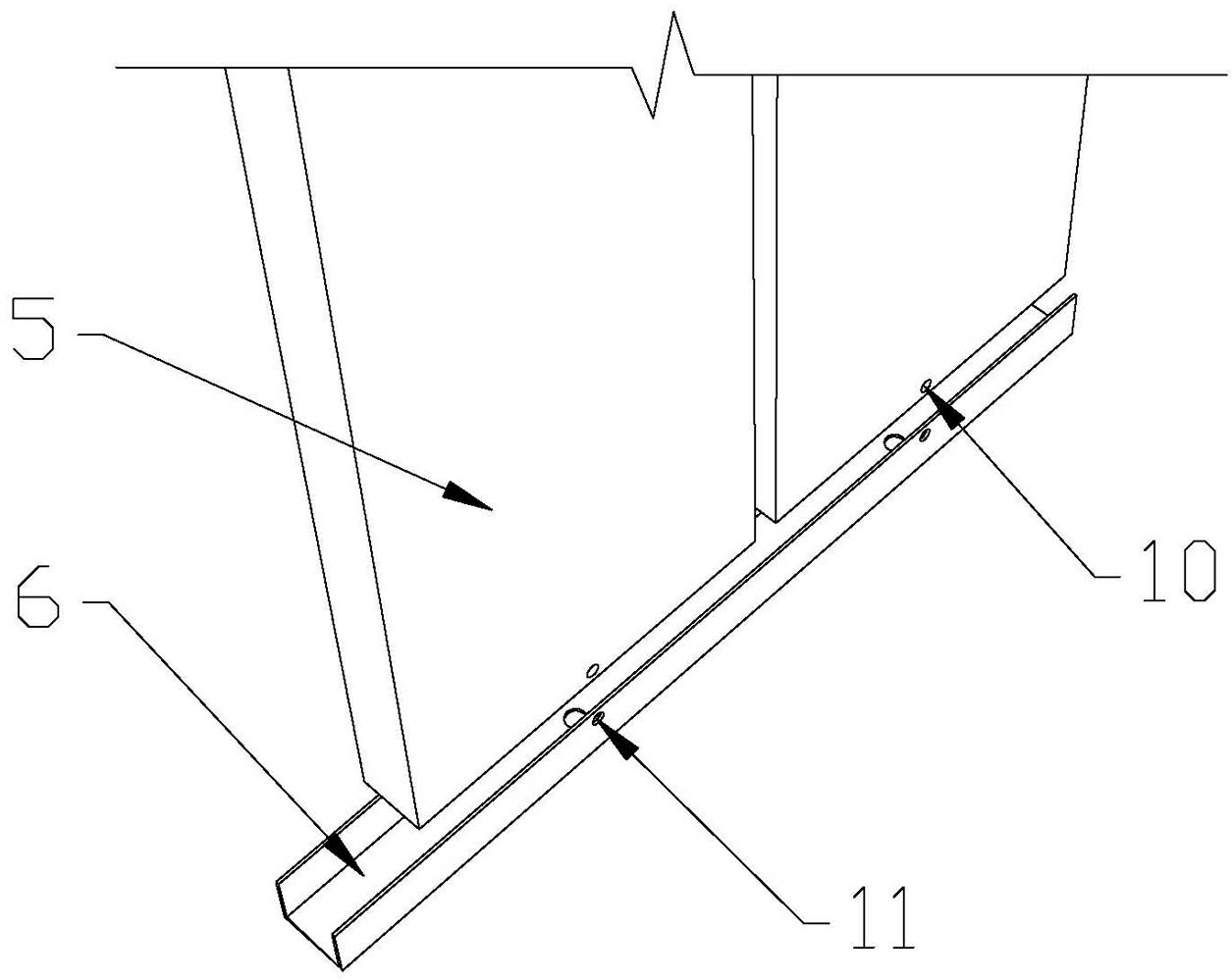 Flexible energy-consumption frame filling wall