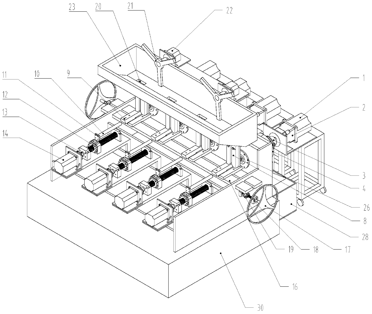 Fully automatic vibrating cold extrusion plastic forming device and process for medium and small diameter internal threads