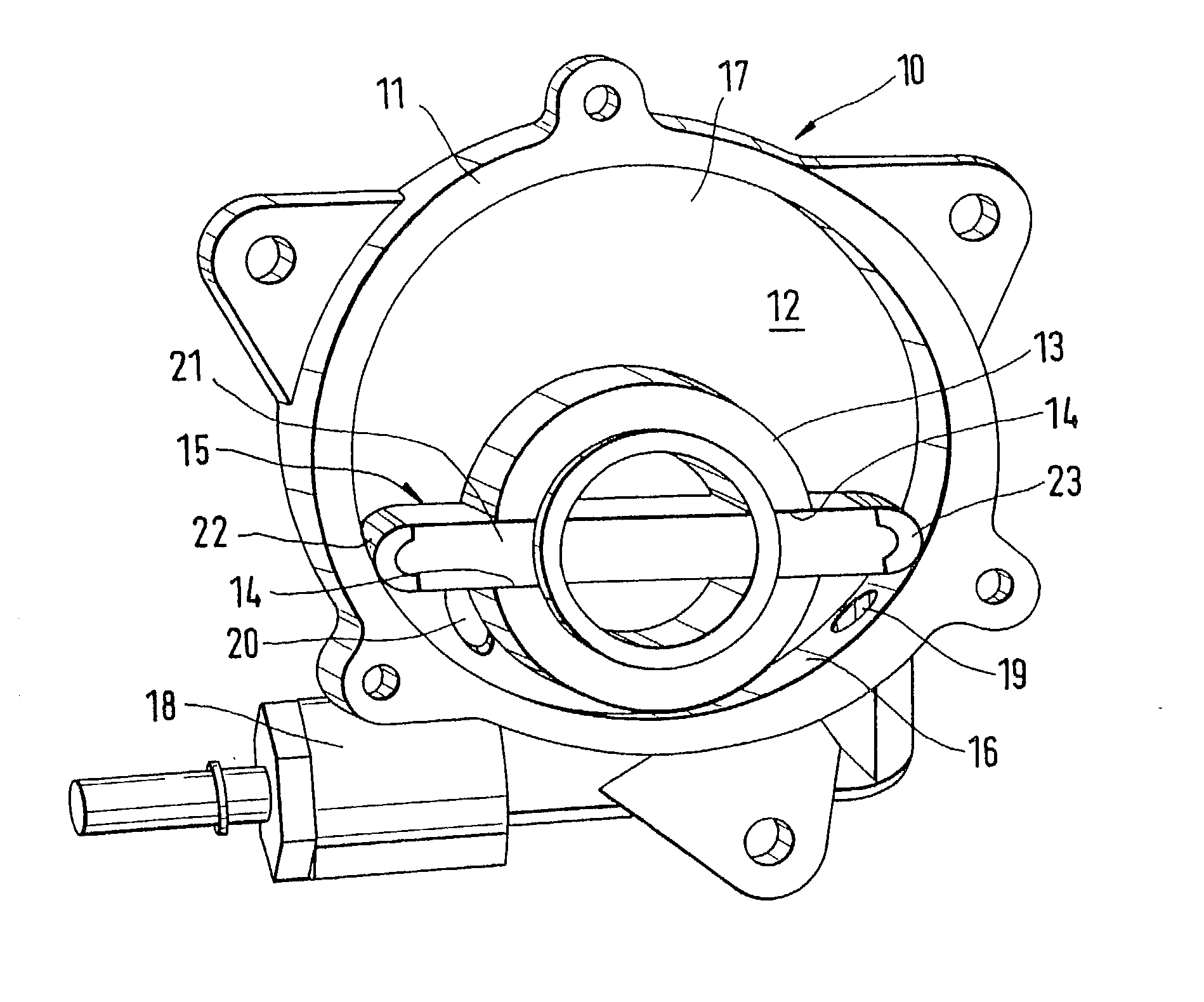 Plastic vane for a vane-cell vacuum pump