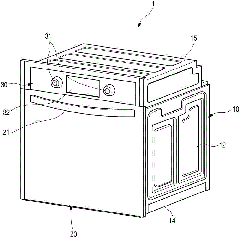 Hinge apparatus and oven with the same