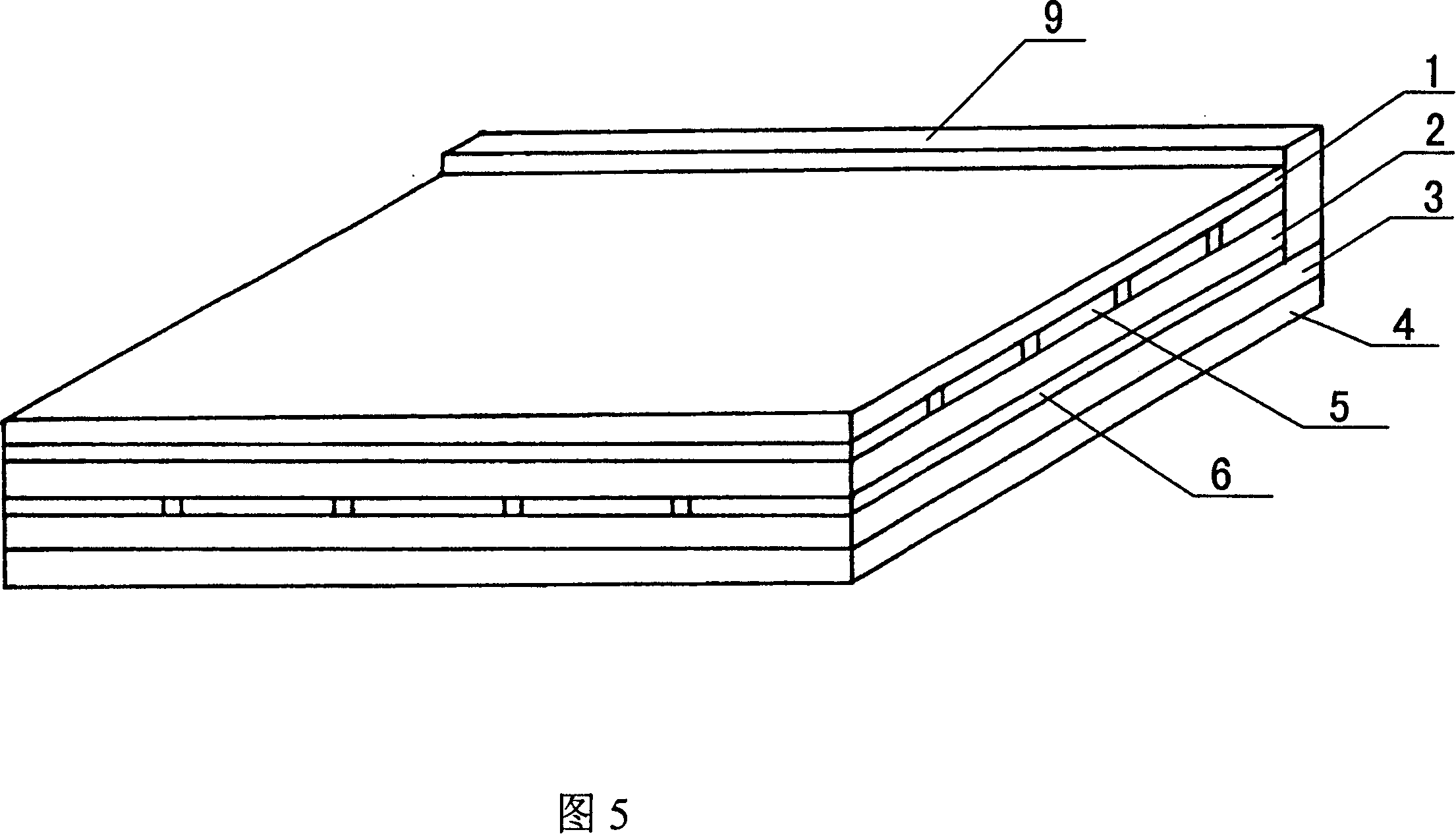 Flat wave-guide display apparatus panel