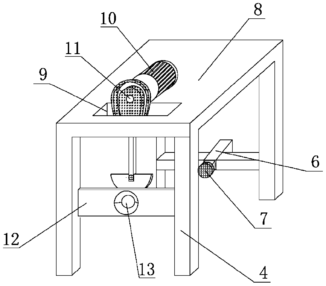 Fresh corn positioning and spike cutting device