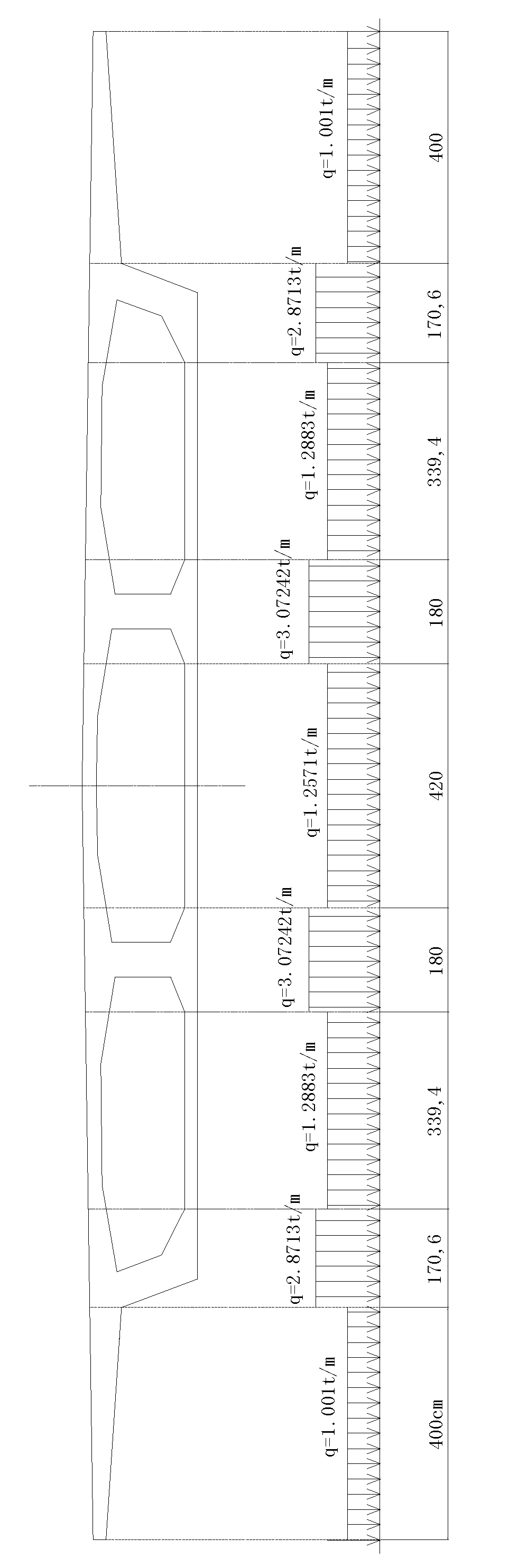 Method for carrying out load test on bridge support frame by prefabricated parts moved by electrically operated gallows frames