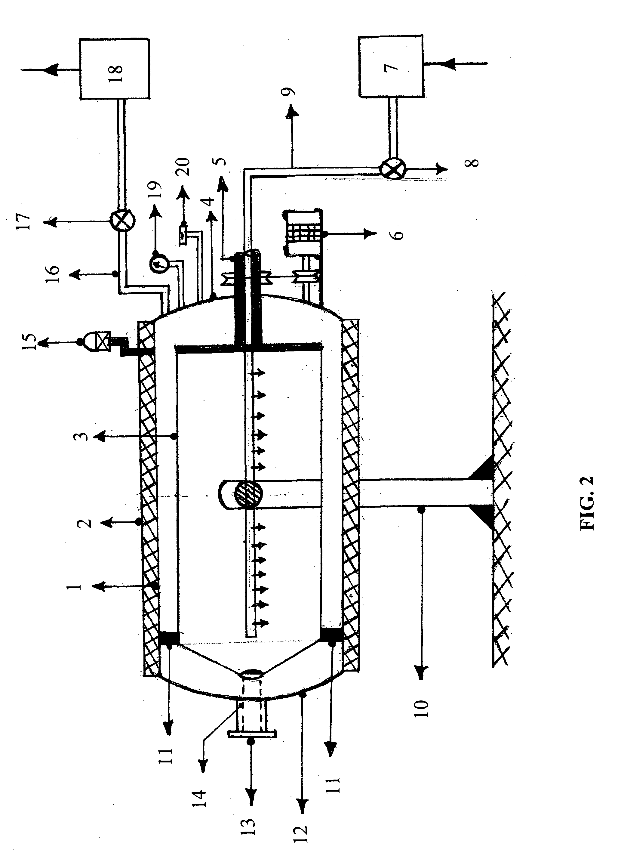 Process and an apparatus for converting solid organic materials into carbon or activated carbon