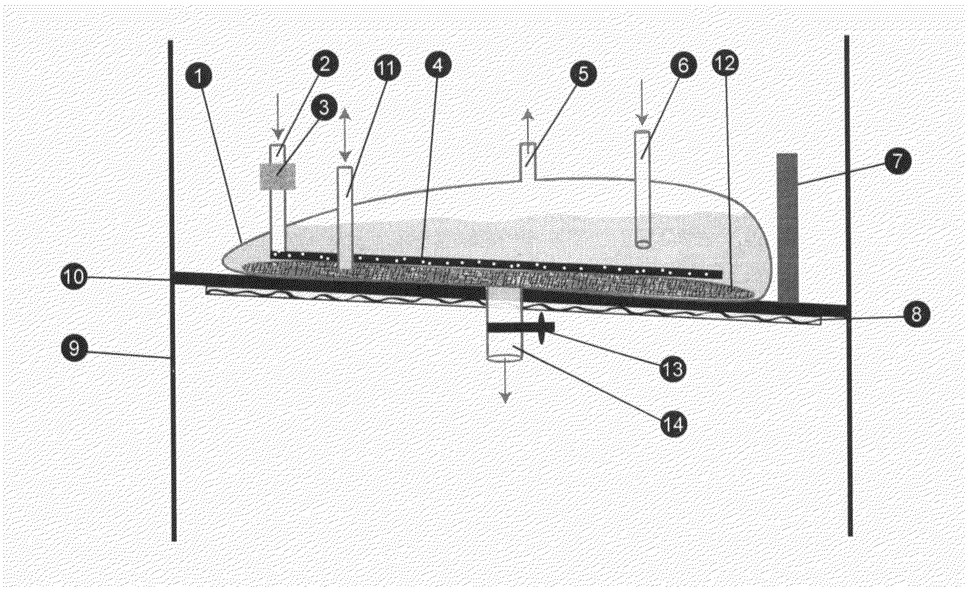 Separative harvesting device