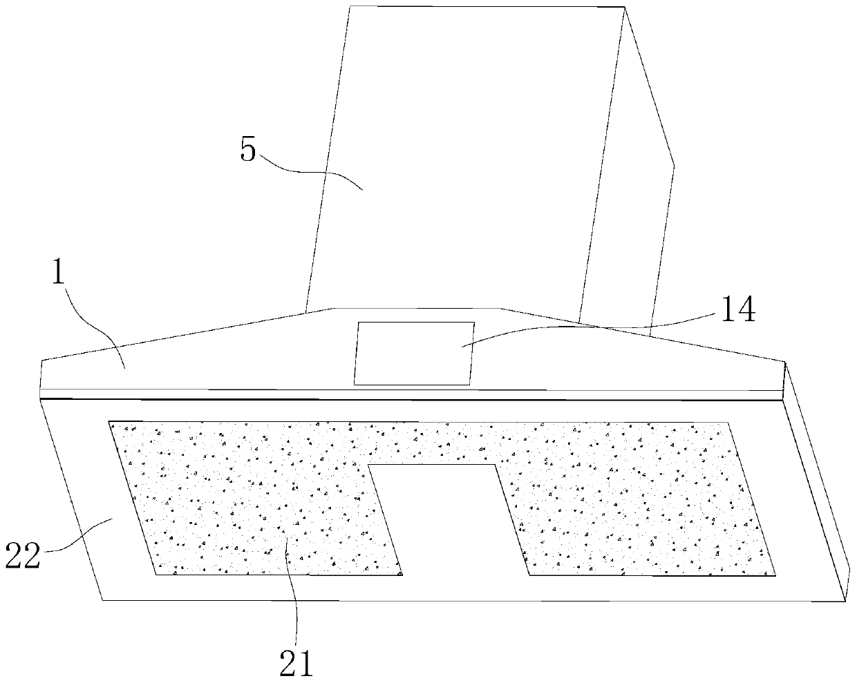 Smoke collecting device and range hood