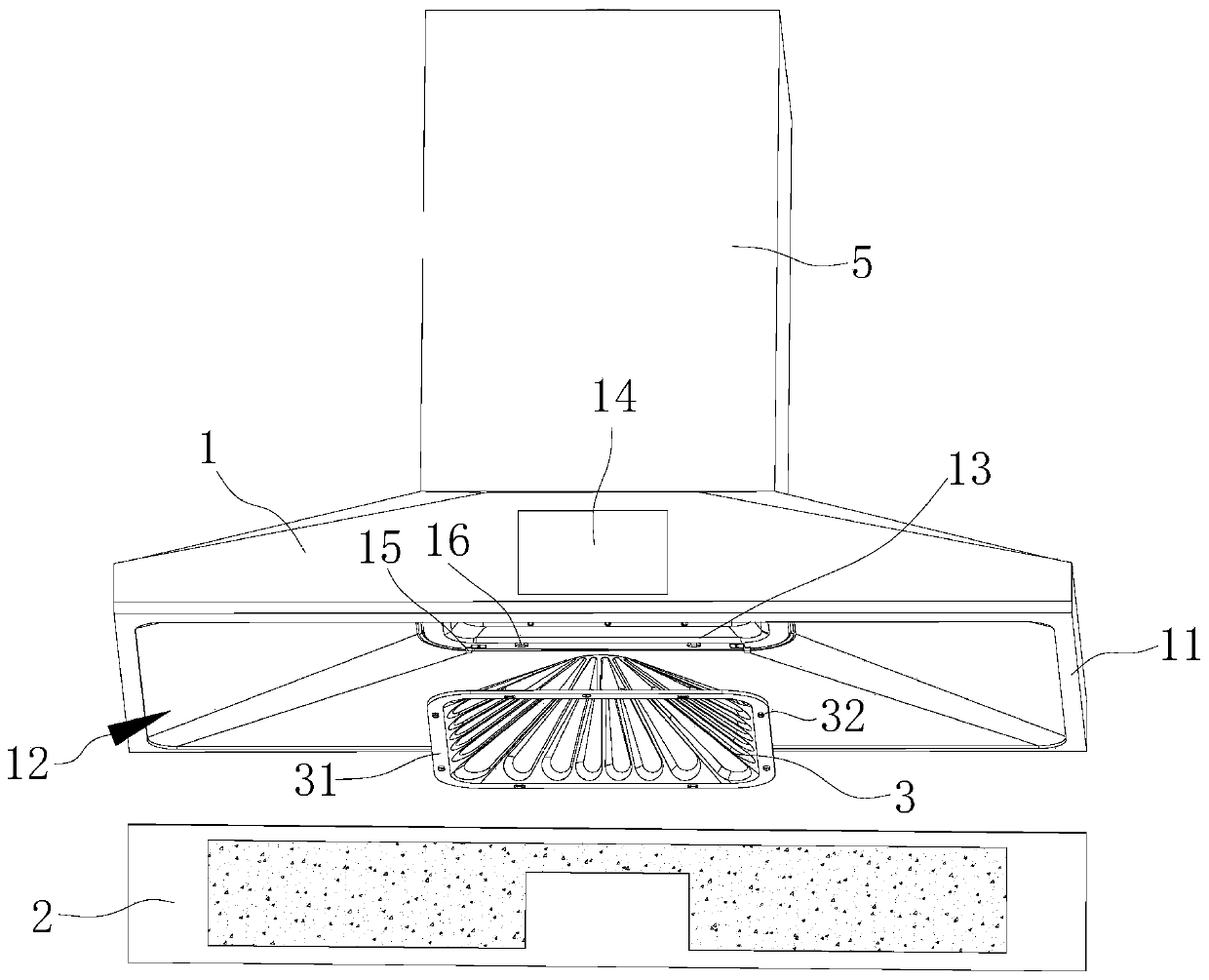 Smoke collecting device and range hood