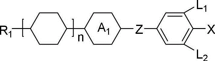 Twisted nematic first polar small liquid crystal composition