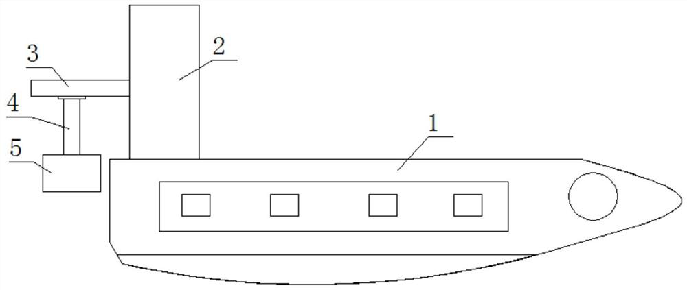 Device for detecting cracks of underwater building