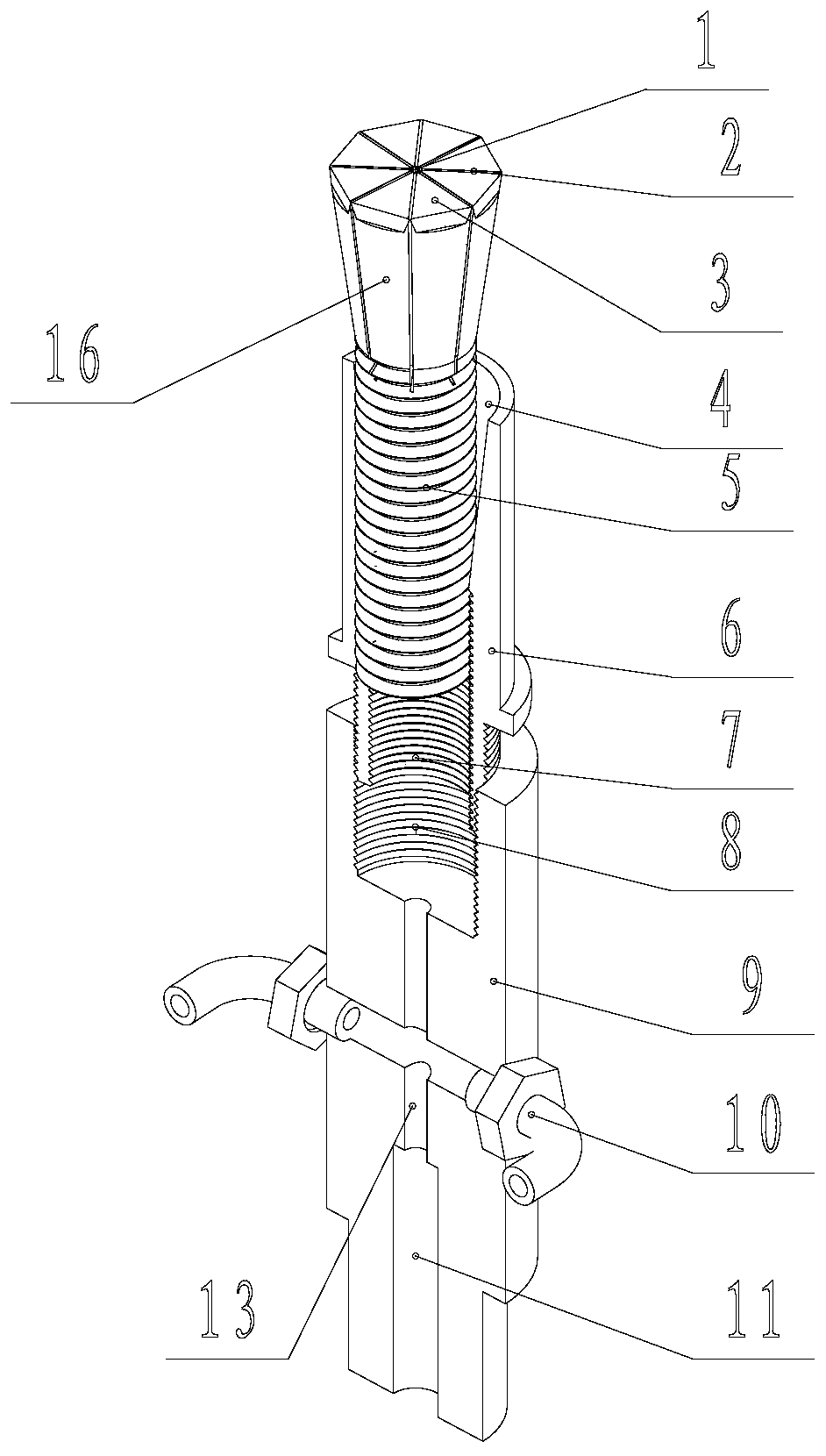 Adjustable multi-stage supercharged water jet nozzle