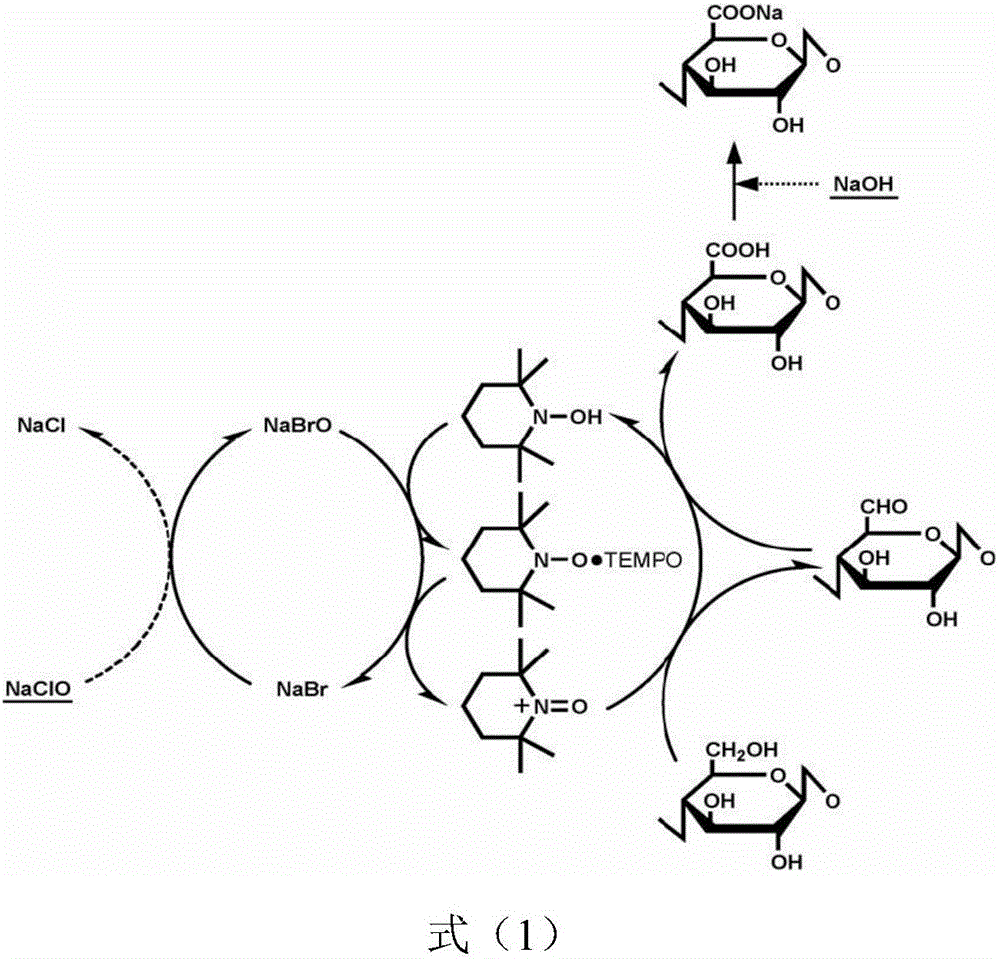 Method for preparing C6-site selective carboxylation cellulose by using air as oxidizing agent