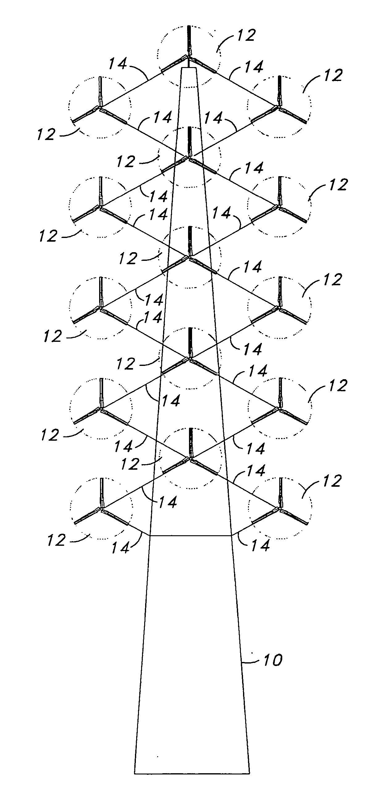 Vertical array wind turbine