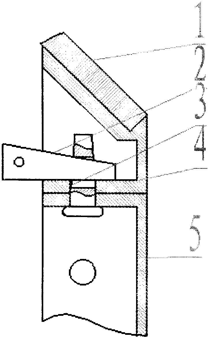 Tunnel pipe gallery inner rotating corner template