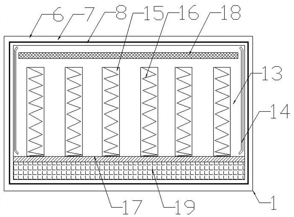 Combined health-caring mattress