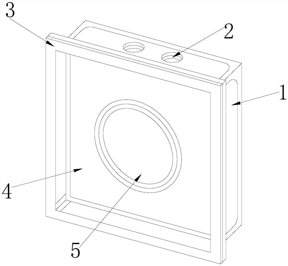 Communication equipment mounting frame