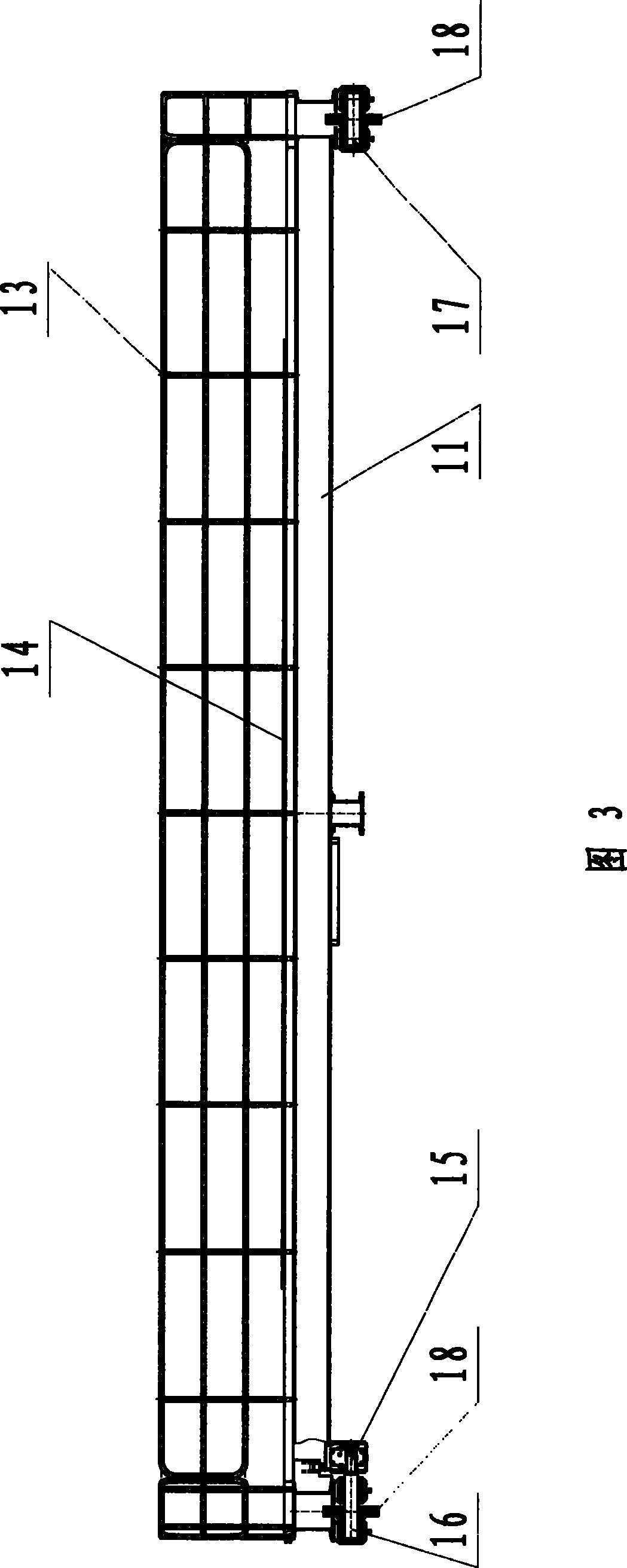 Gyre cloth machine with gyration centre supporting apparatus