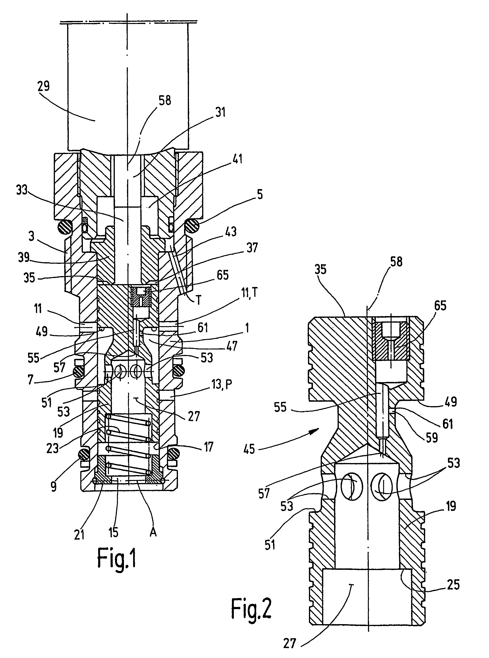 Pressure regulating valve, in particular proportional pressure regulating valve