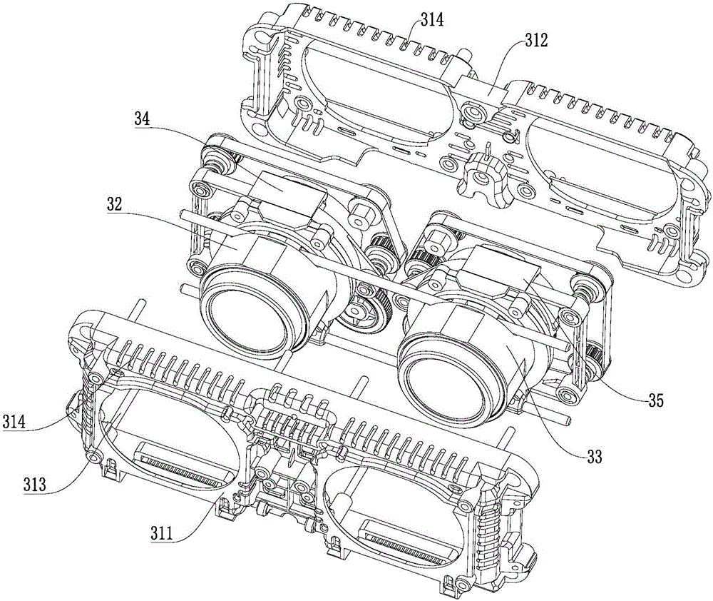 Optical module and head-mounted type display device