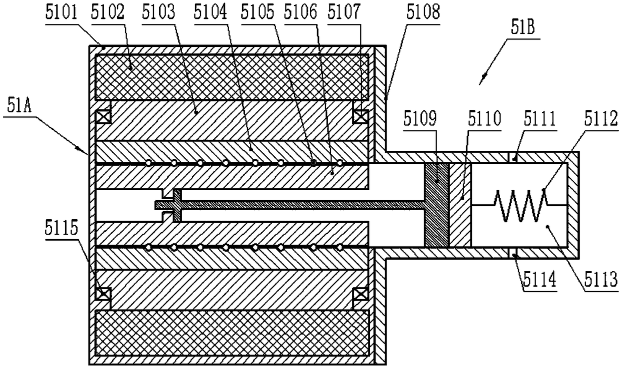 Motor direct-driven brake-by-wire system with main/auxiliary cylinder and brake control method of system