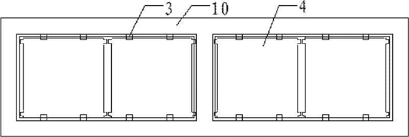 Solar panel composite building and construction method thereof