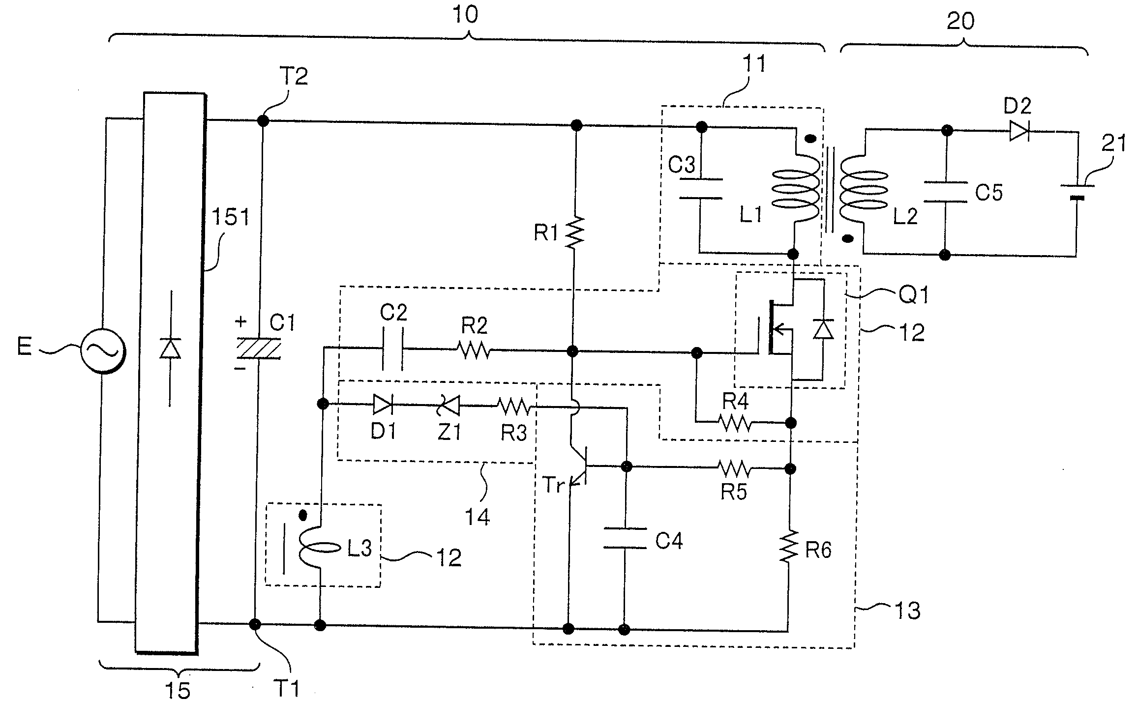 Power supply circuit and power supply system