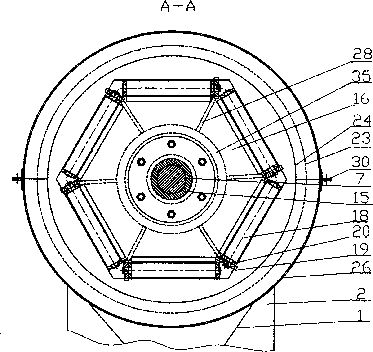 Centrifugation filter-belt dewaterer