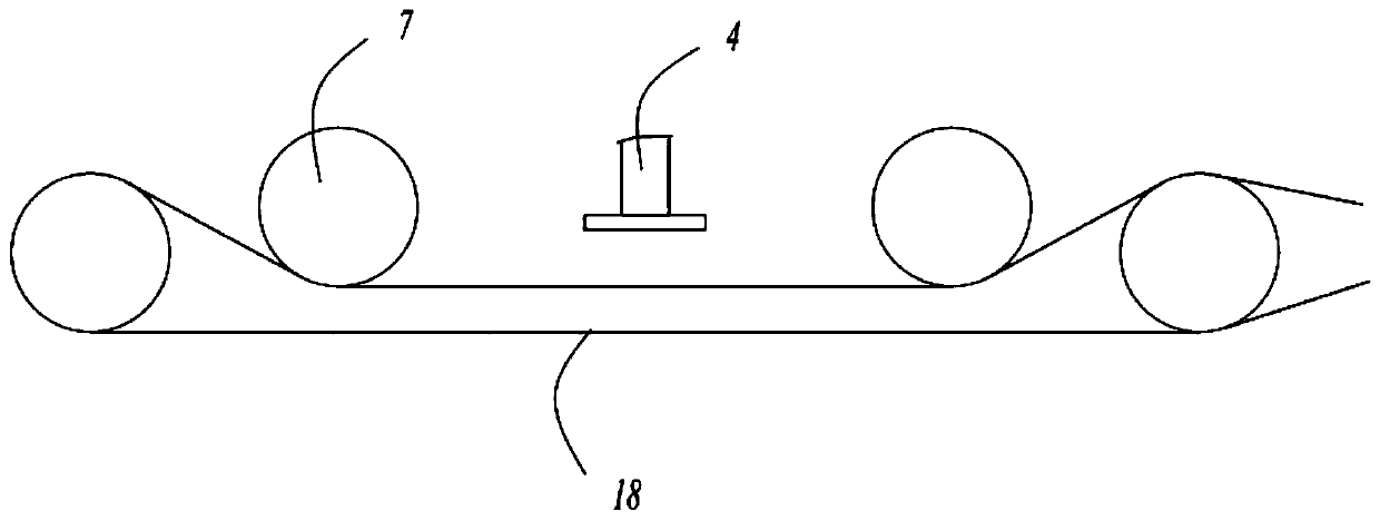 Double-beam lower roller assembly cable irradiation self-shielding electron acceleration device