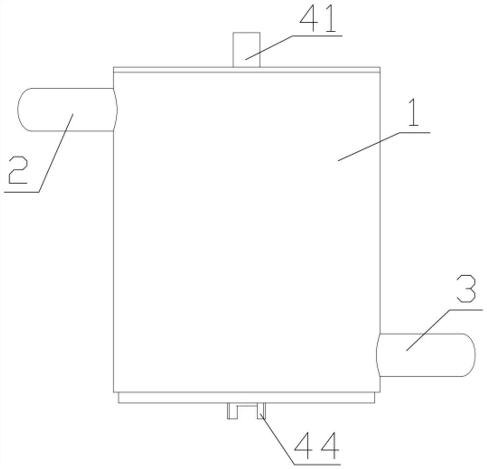 A flue gas heat exchanger