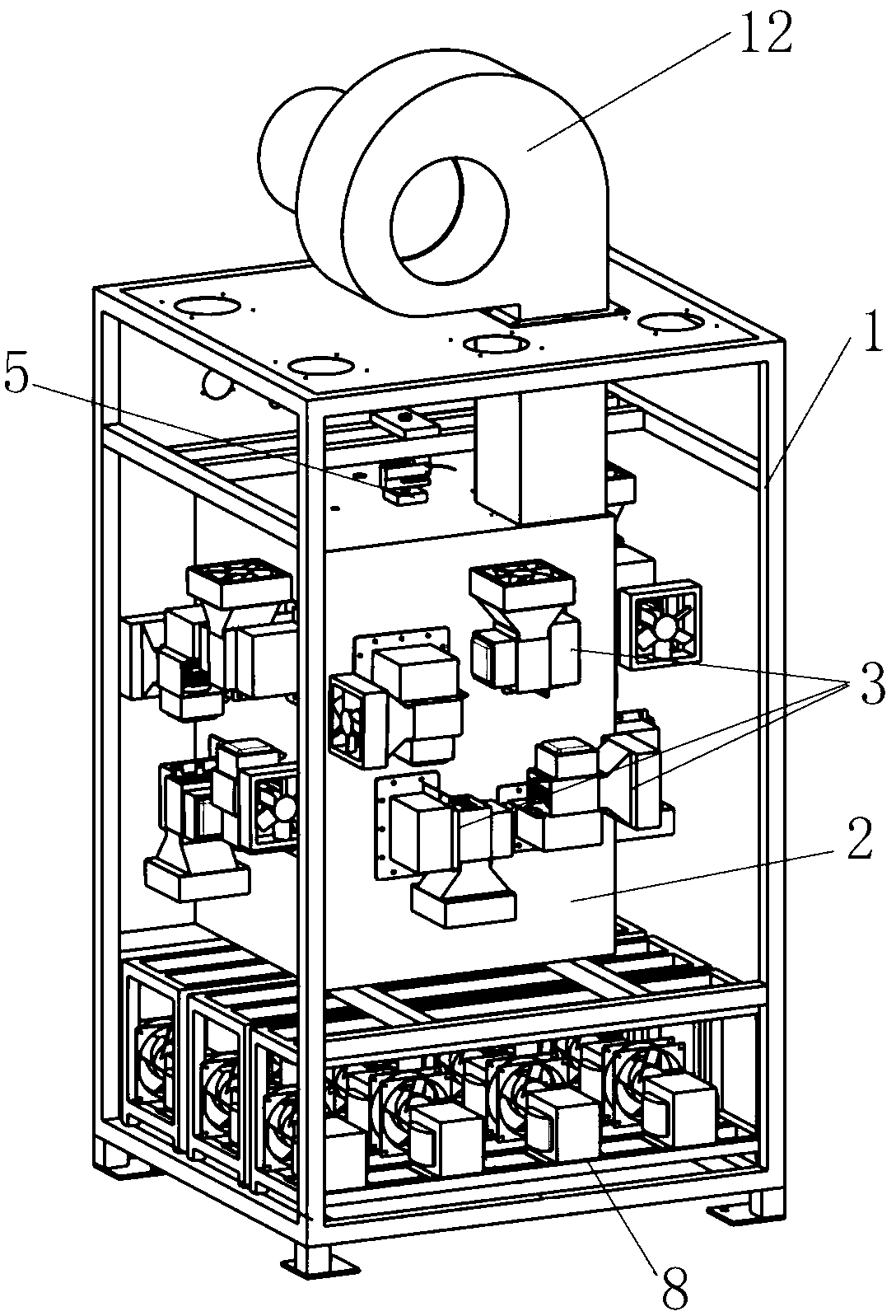 Fast detector of soil water content and detection method therefor