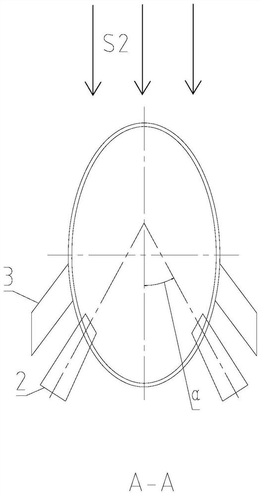 Ammonia spraying pipeline and denitration ammonia spraying device