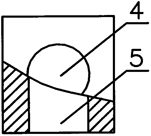 Assembling type three-freedom-degree flotation tank bracket