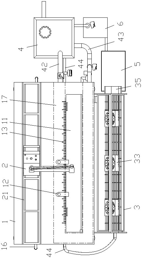 Low-smoke environment-friendly comprehensive groove machining device