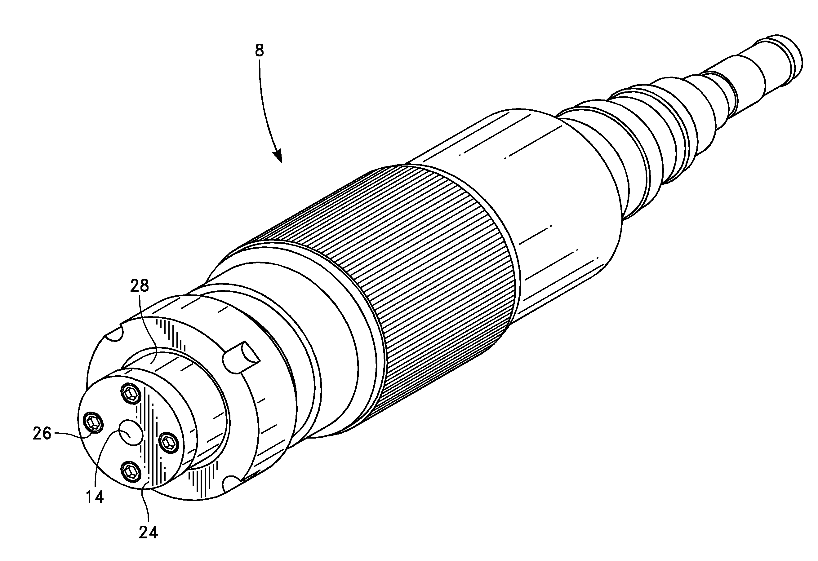 Hybrid nozzle for plasma spraying silicon