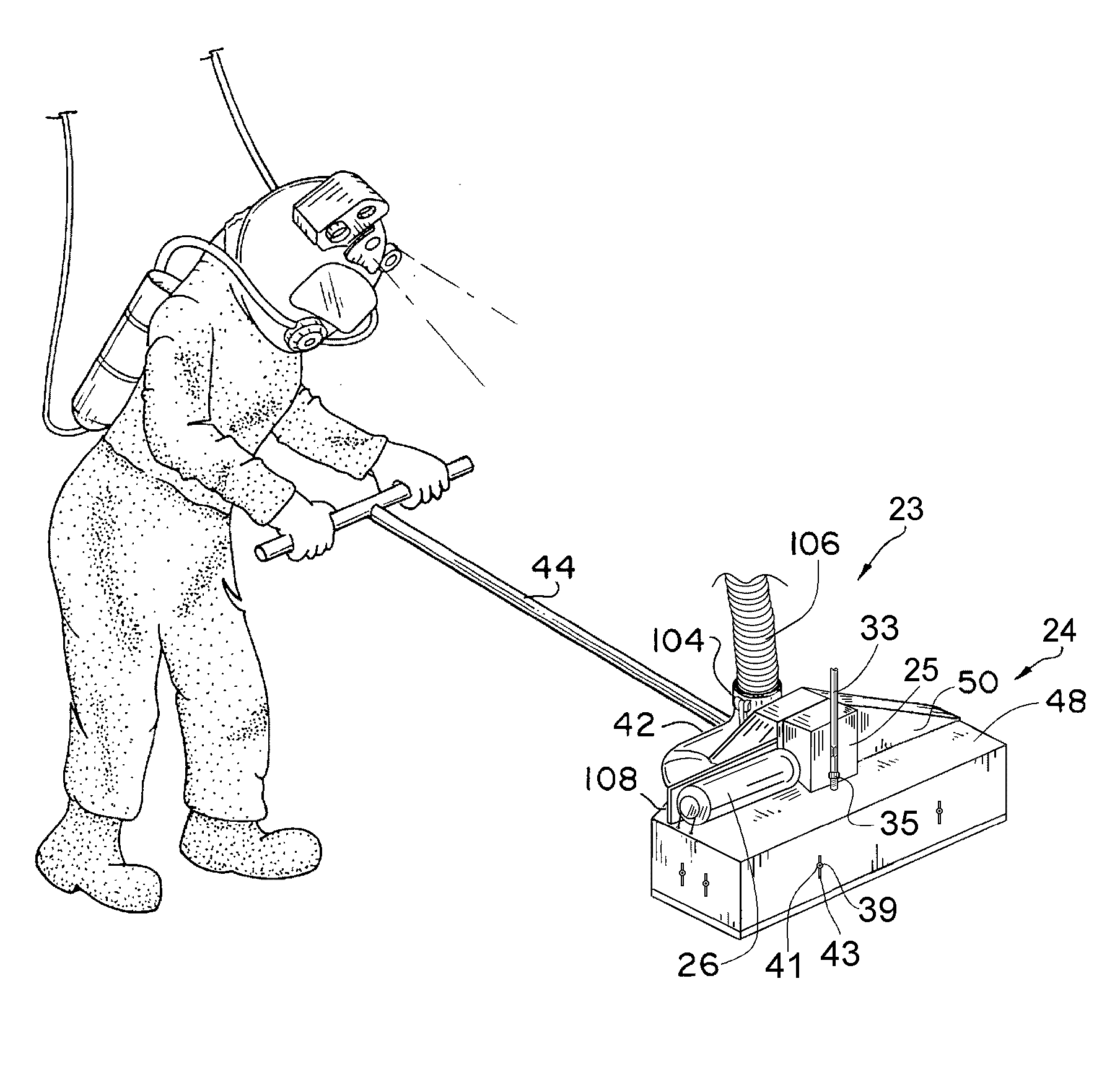 [Underwater vacuum and sterilization system]