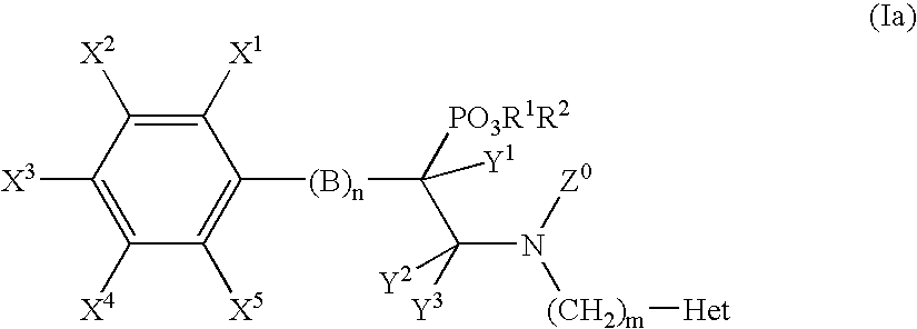 Alpha-substituted beta-aminoethyl phosphonate derivatives