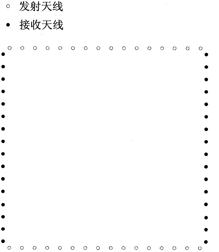 Two-dimensional MIMO (multi-input multi-output) array implementation method