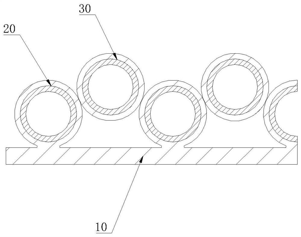 A compression-resistant winding pipe and its production device and process