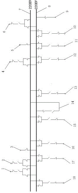 Wiring method for improving reliability of power supply system in aluminum electrolysis industry