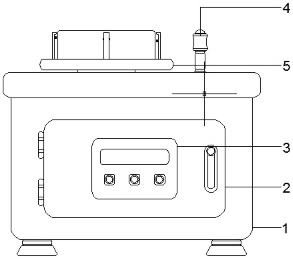 Winding and packaging device for USB data line production