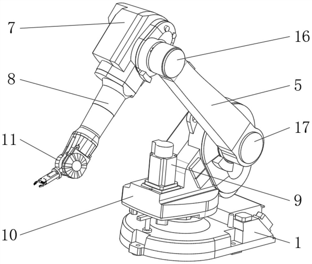 Work fixture for mechanical arm