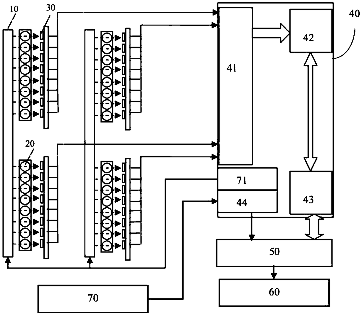 Test device for tuberculosis diagnosis