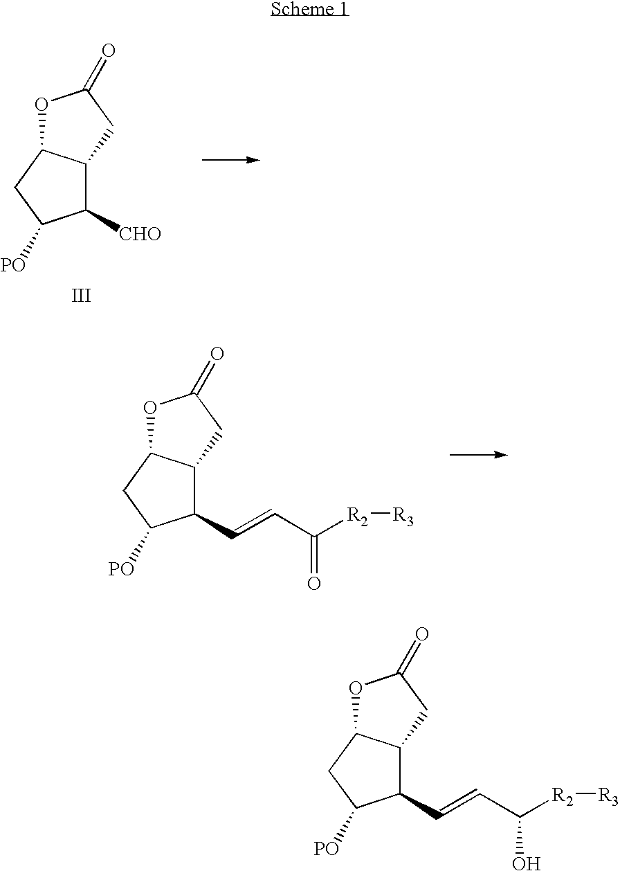 Processes and intermediates for the preparations of prostaglandins