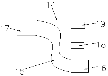 Rotating wheel dehumidifier waste heat recycling device