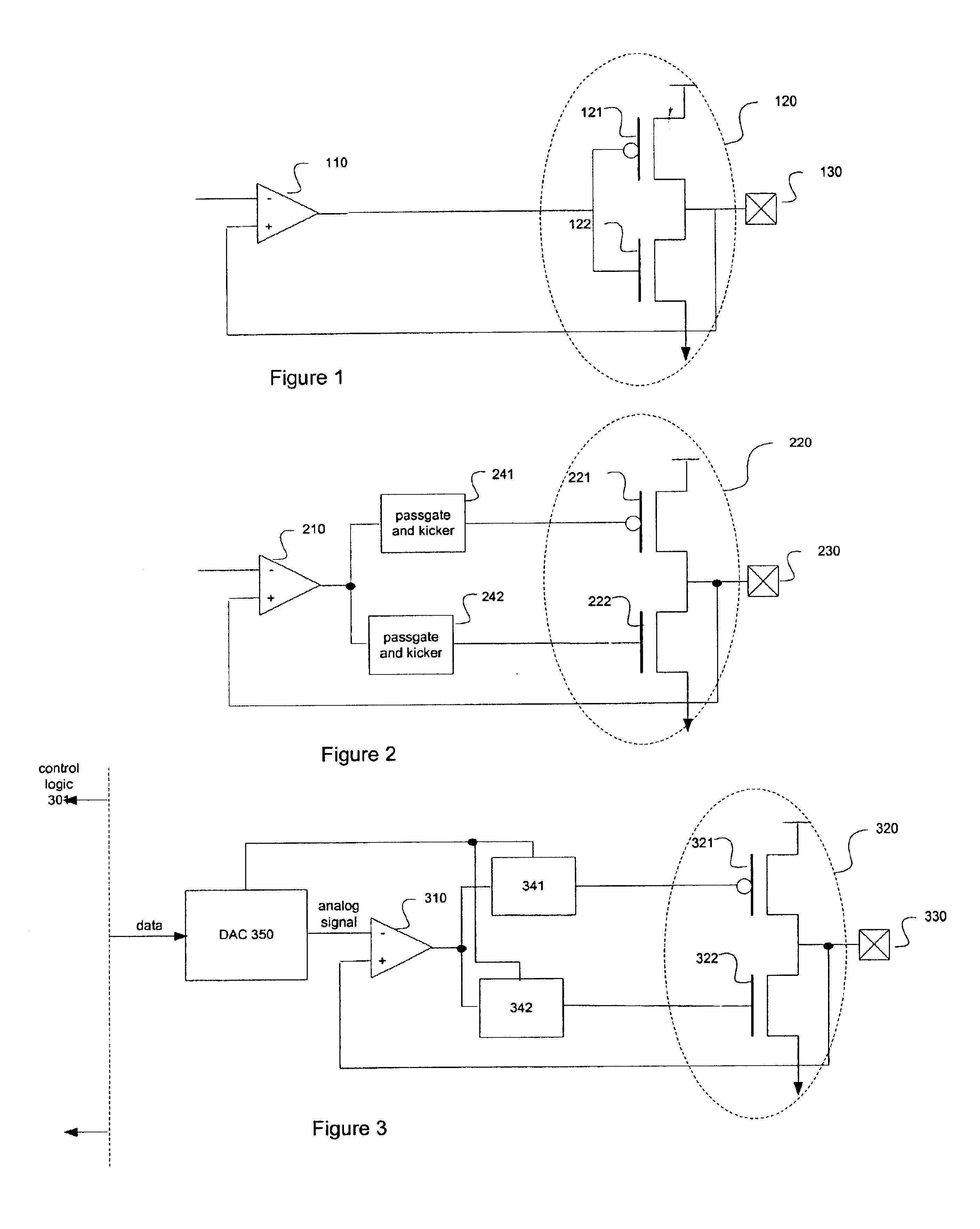 Output signal control from a DAC-driven amplifier-based driver