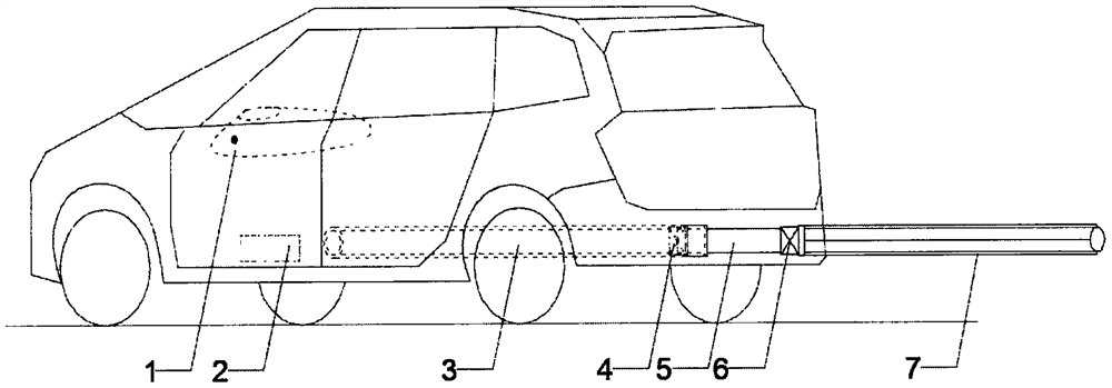 Wind resistance deceleration system capable of shortening braking distance of vehicle