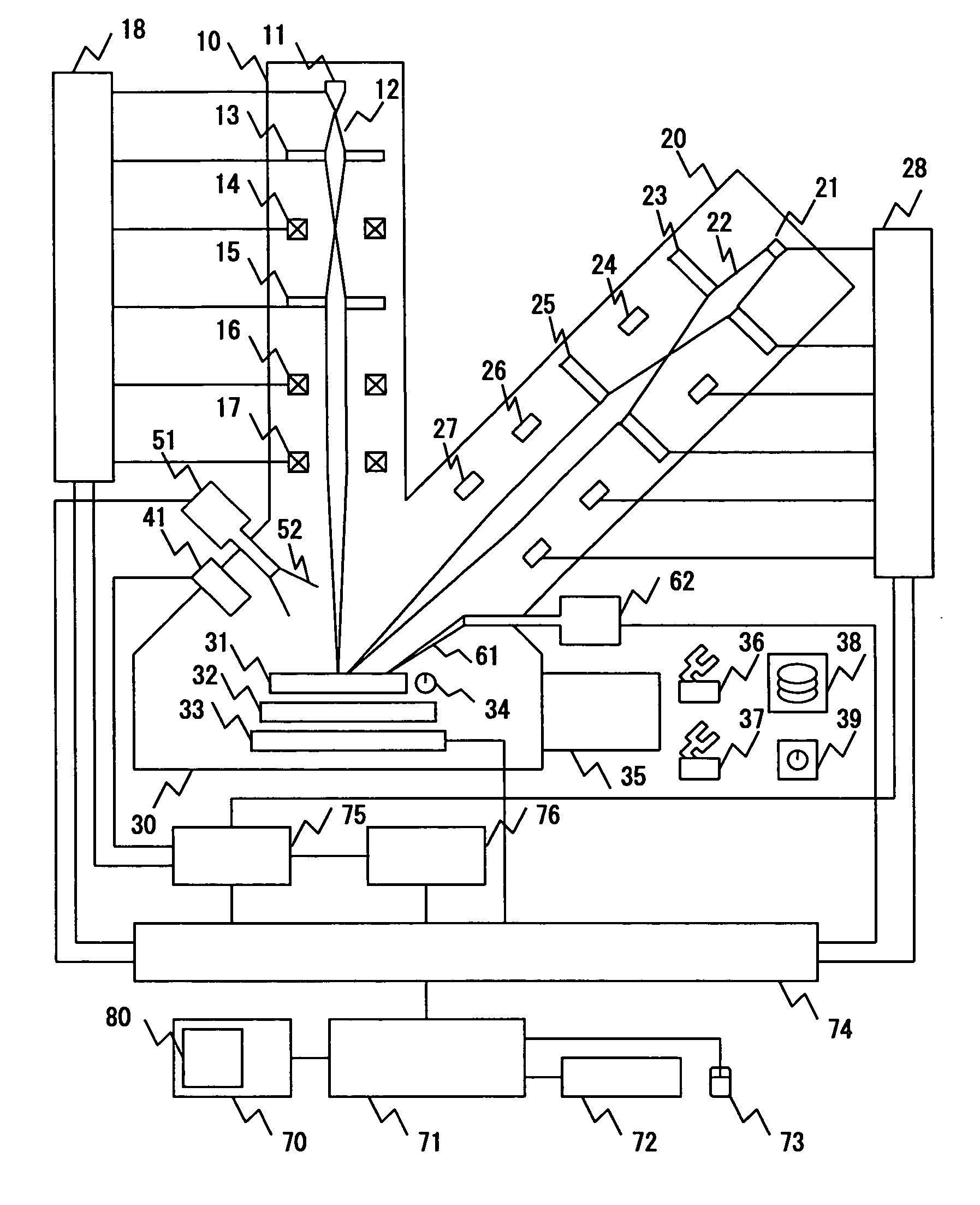 Charged particle beam system, semiconductor inspection system, and method of machining sample