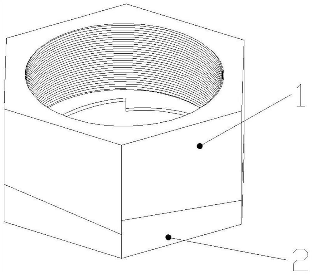 Anti-loosening nut and gasket assembly