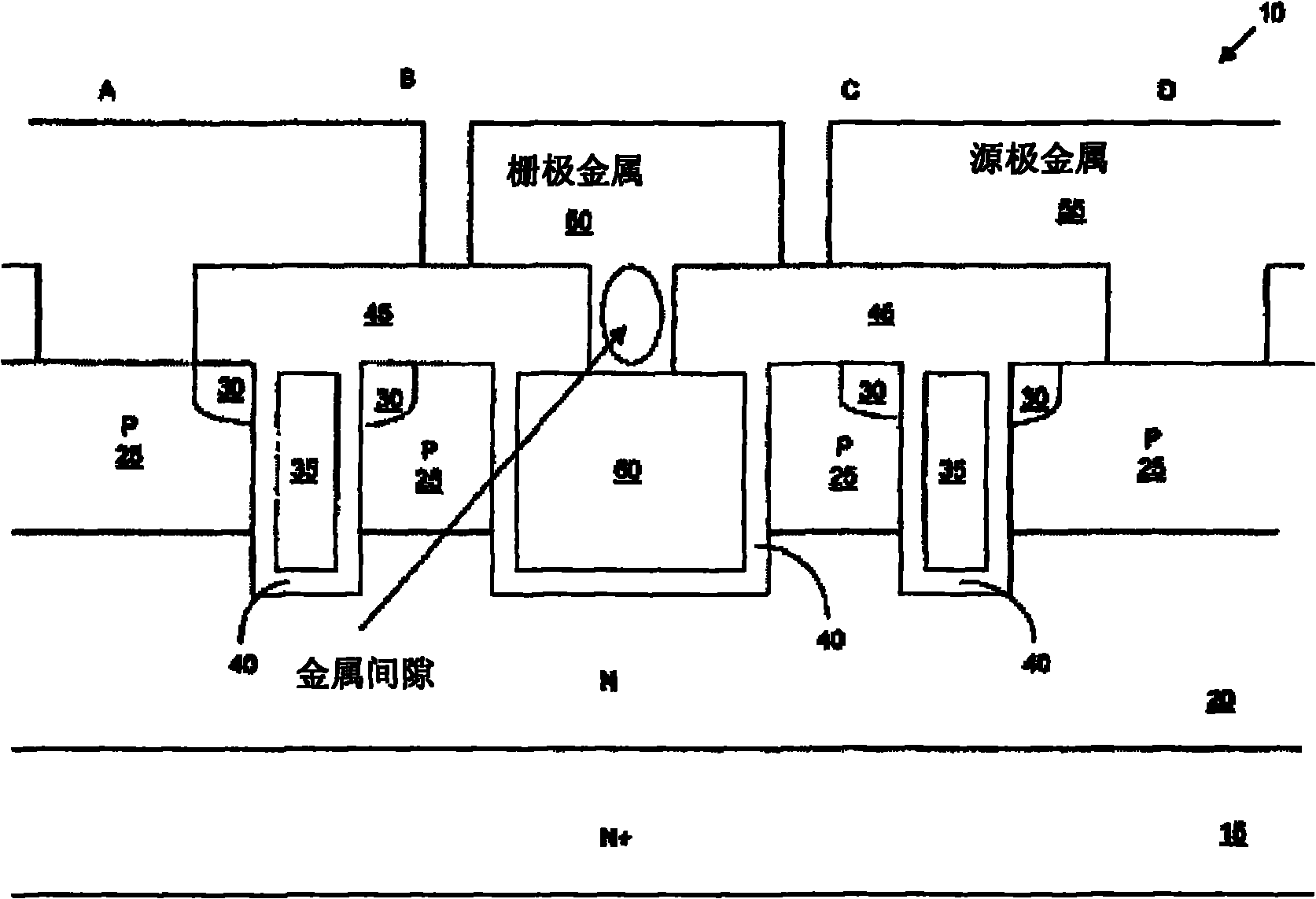 Trench type semiconductor power device with low gate resistance and preparation method thereof