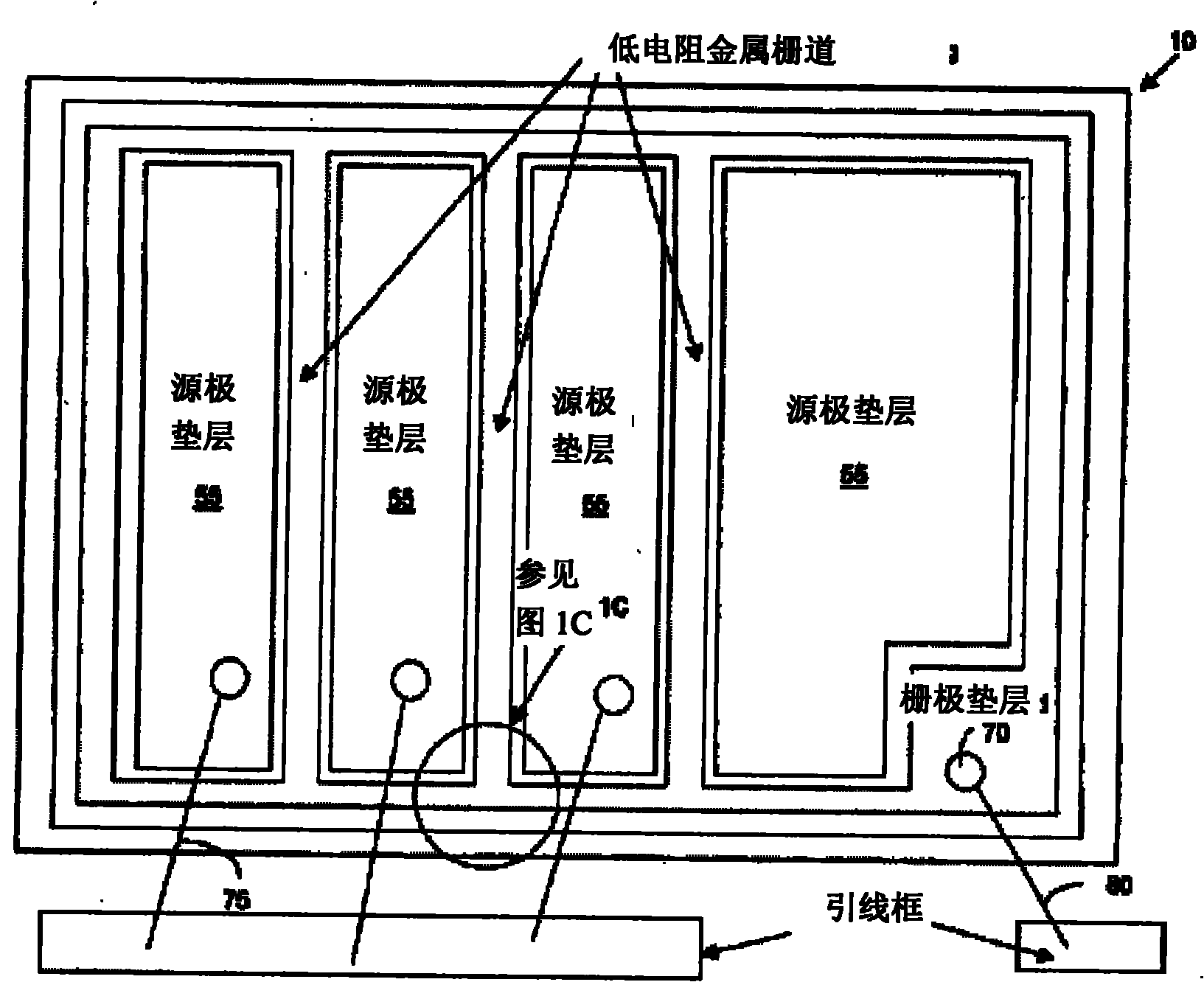 Trench type semiconductor power device with low gate resistance and preparation method thereof